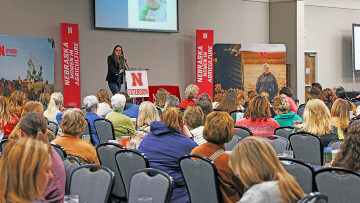 Crowd gathered at the Women in Agriculture Conference